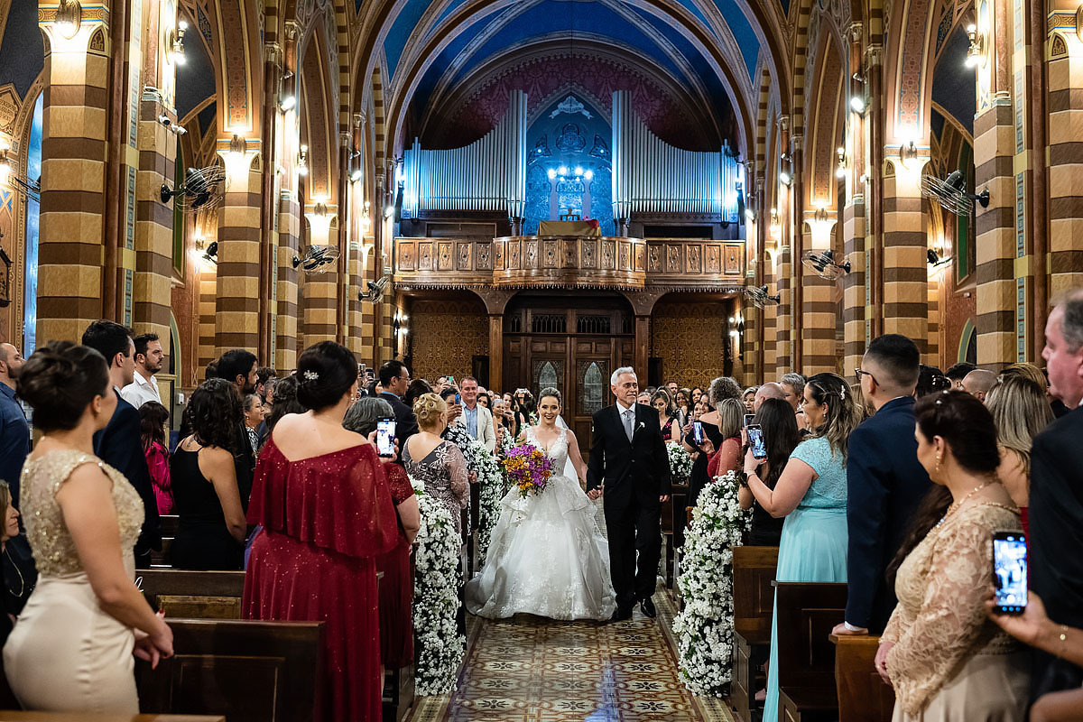 Casamento na catedral de Jundiaí