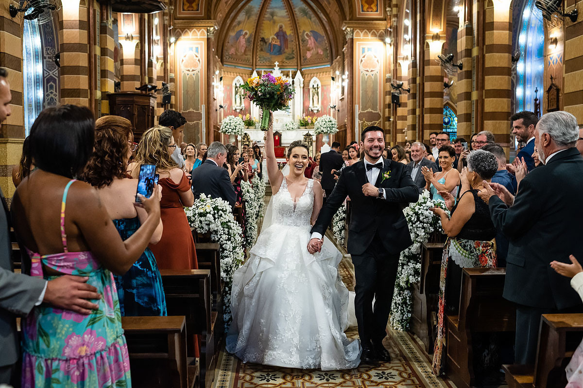 Casamento na catedral de Jundiaí