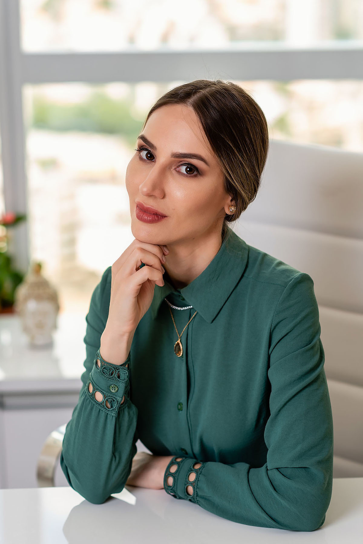 foto de médica dermatologista