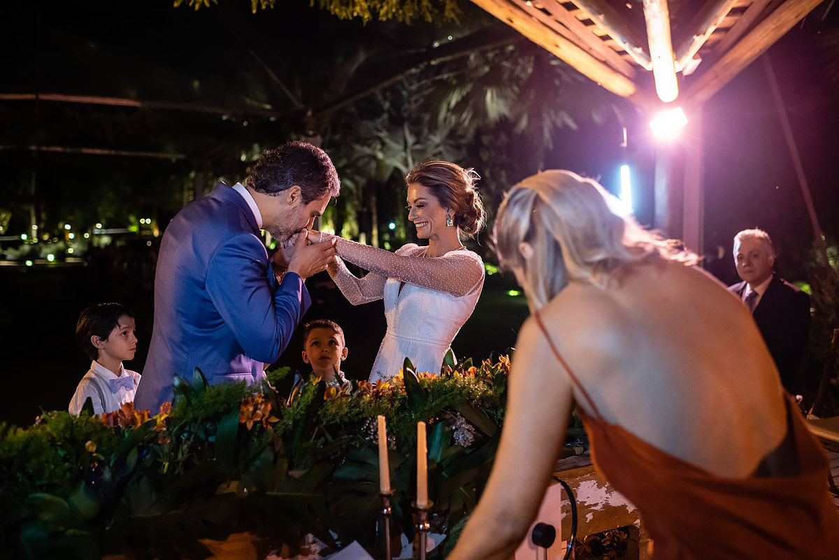 casamento a noite no Portal Girasol