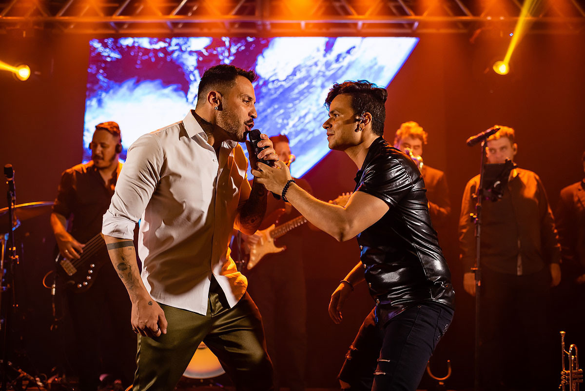 festa de casamento no alto das palmeiras
