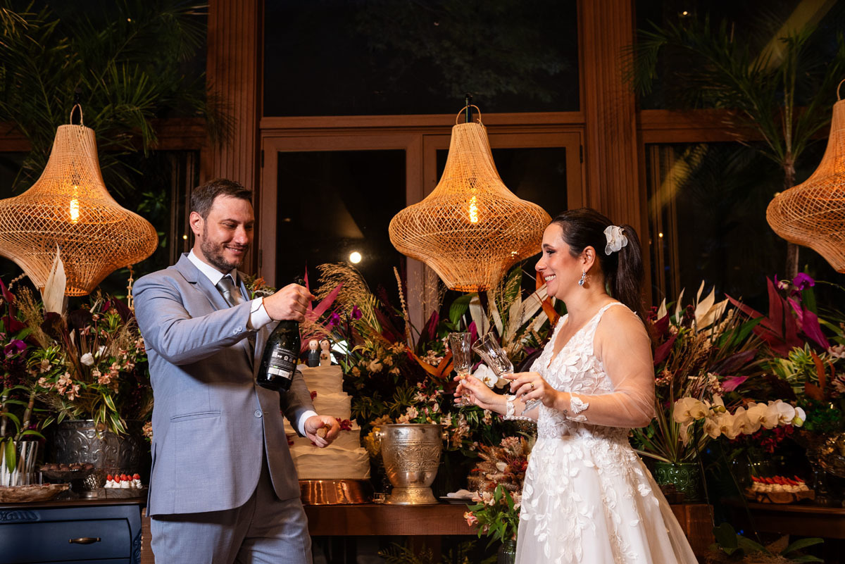 festa de casamento no alto das palmeiras