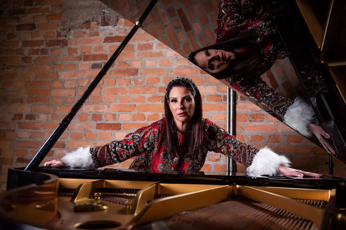 Pianista no piano no Polytheama