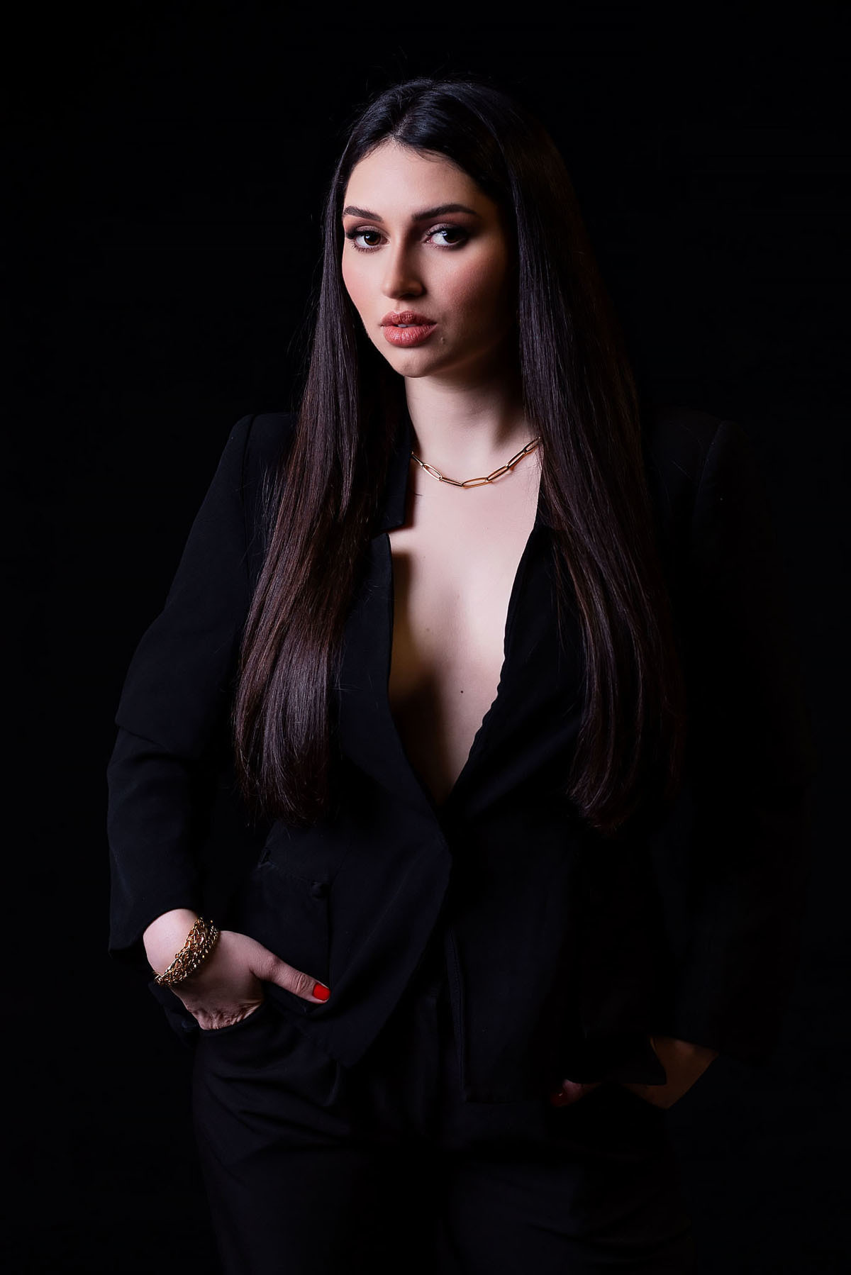 Book de profissional em estúdio