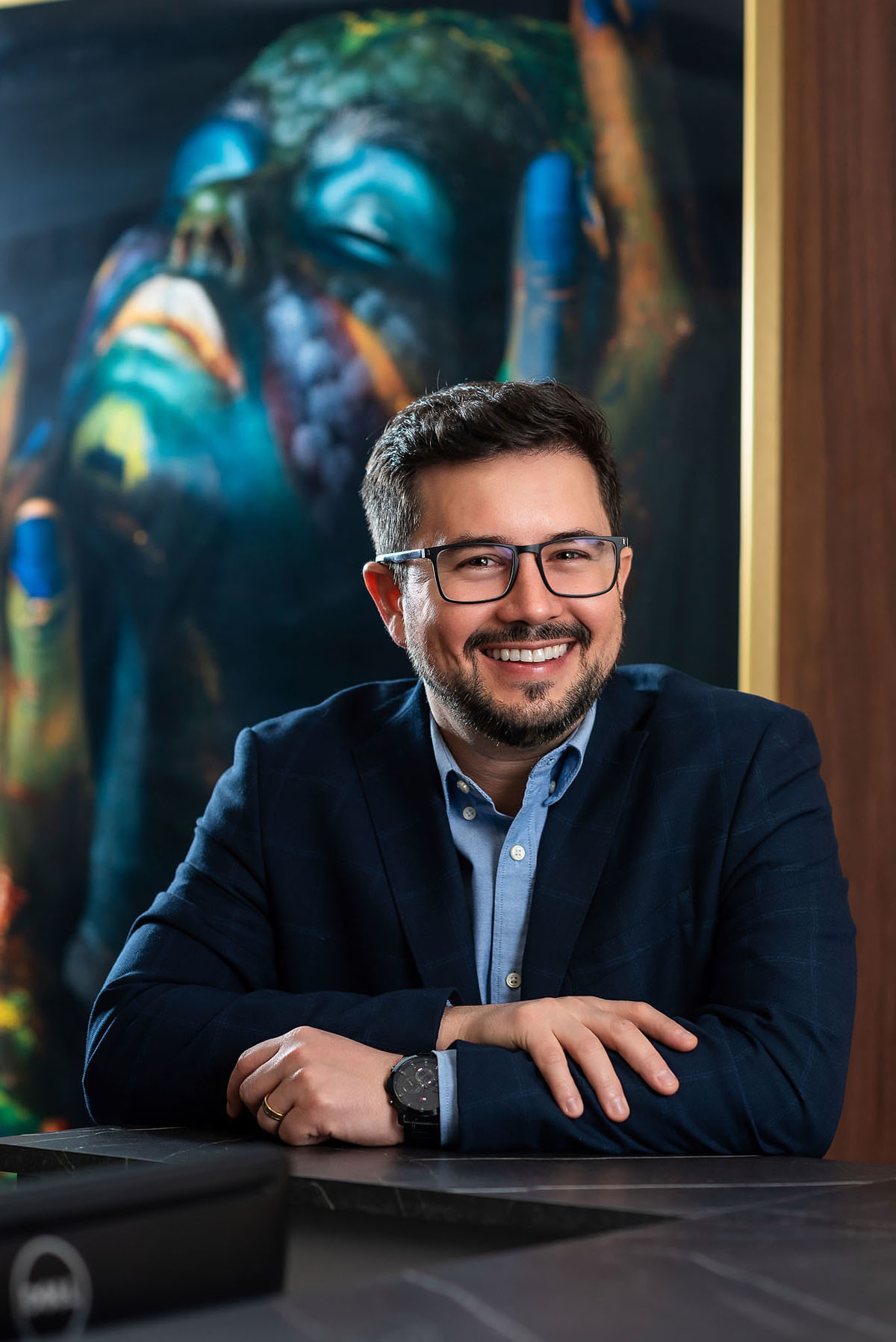 Retrato de dentista, Dr Paulo Abreu