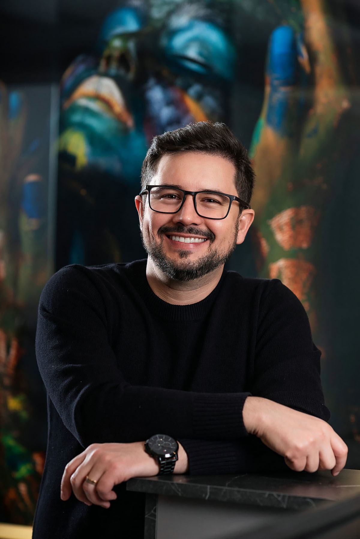 Retrato de dentista, Dr Paulo Abreu