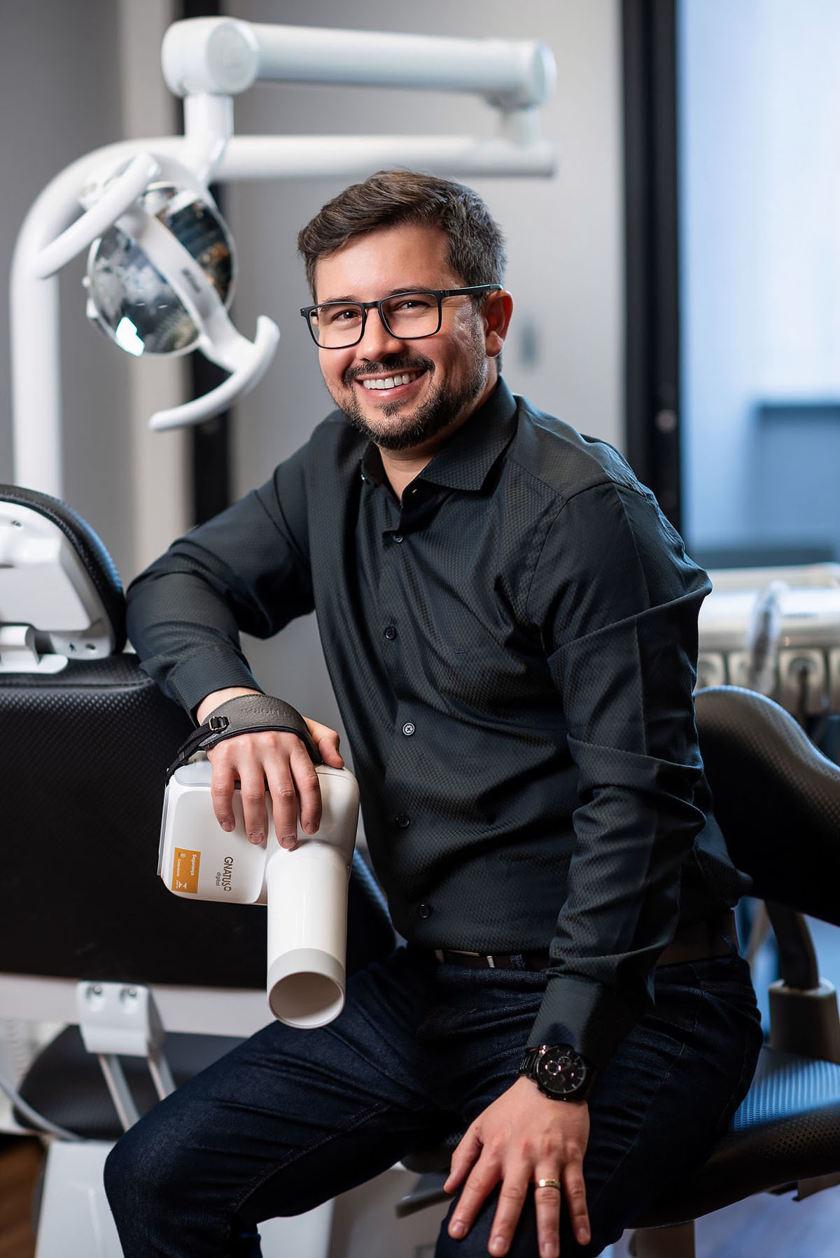 Retrato de dentista, Dr Paulo Abreu