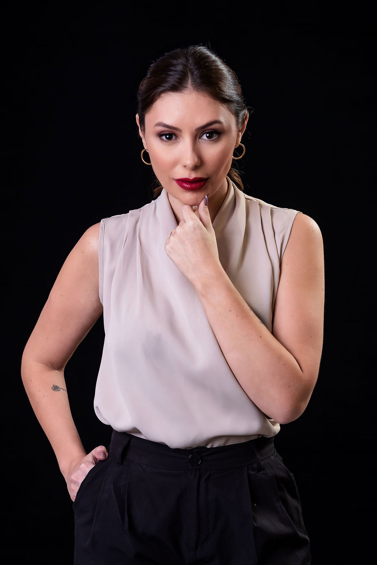 retrato de profissional dentista