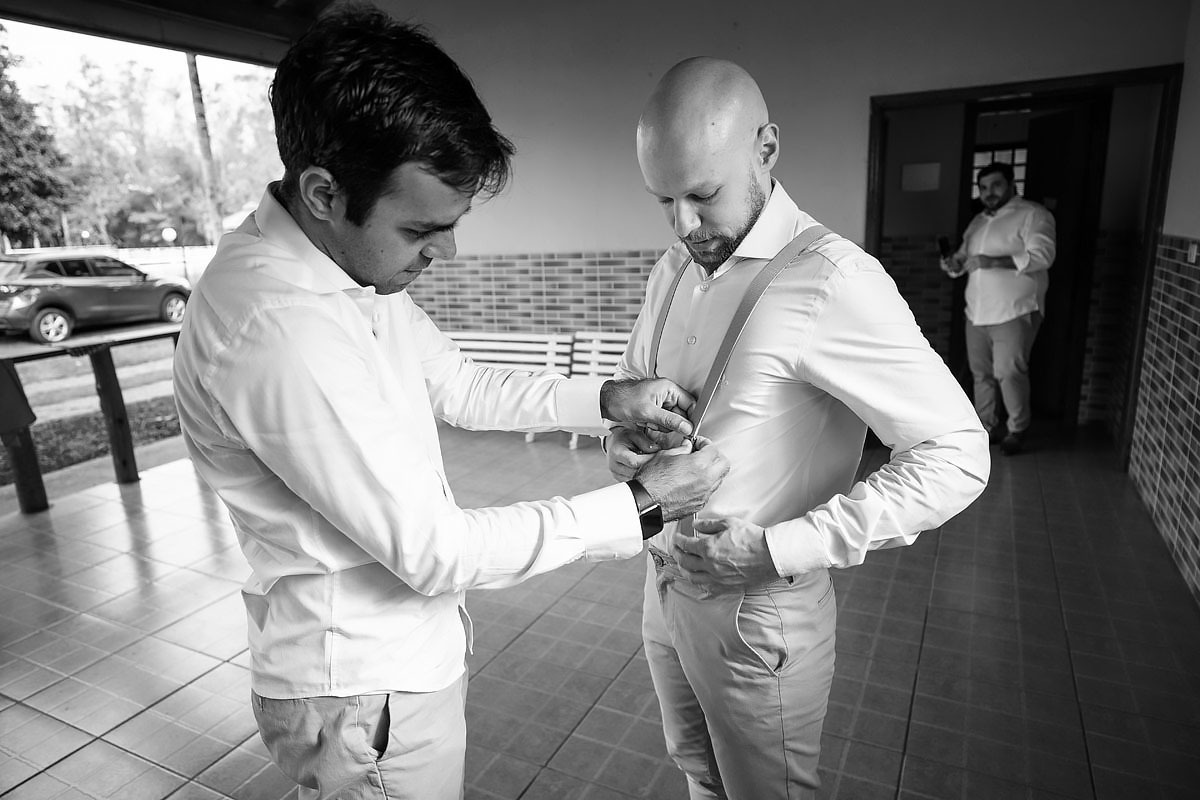 casamento no Recanto Pedacinho do céu, making of