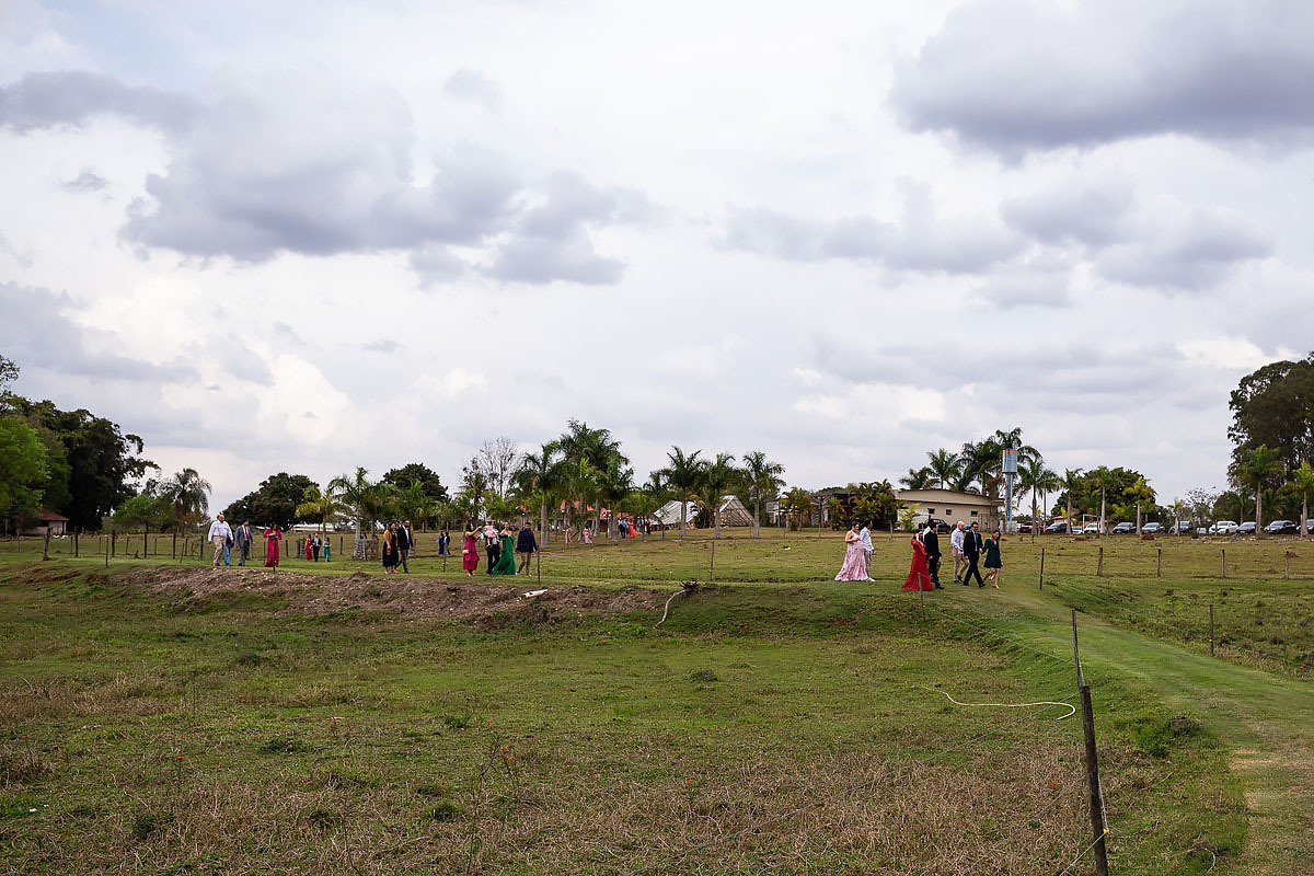 casamento no Recanto Pedacinho do céu, cerimónia na fazenda