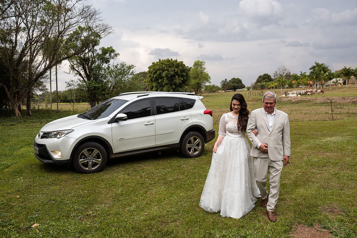 casamento no Recanto Pedacinho do céu, cerimónia na fazenda