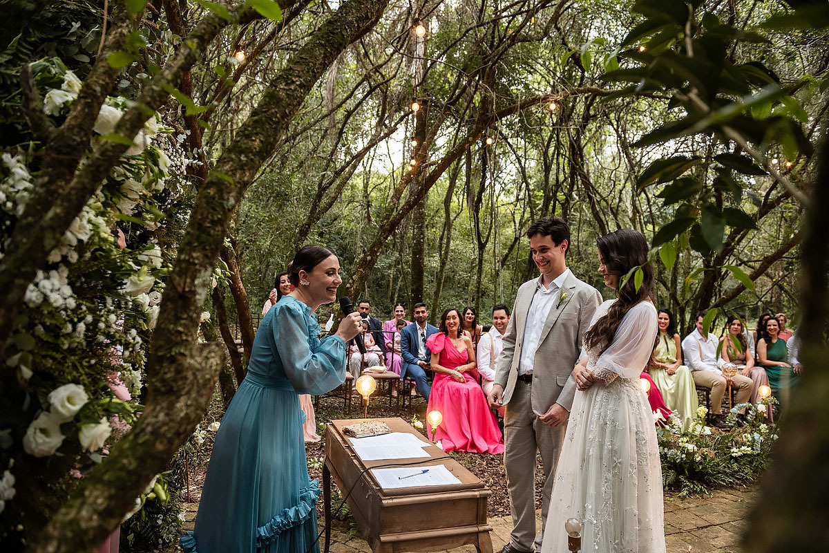 casamento no Recanto Pedacinho do céu, cerimónia na fazenda