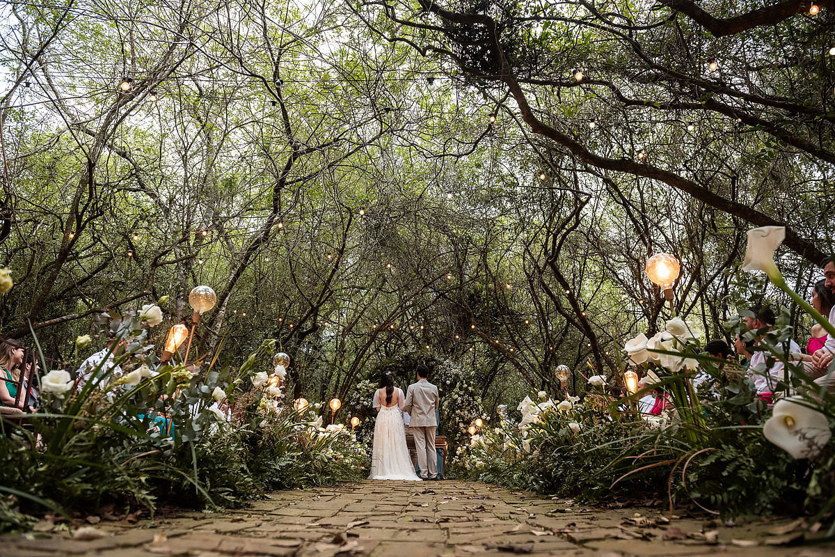 casamento no Recanto Pedacinho do céu, cerimónia na fazenda