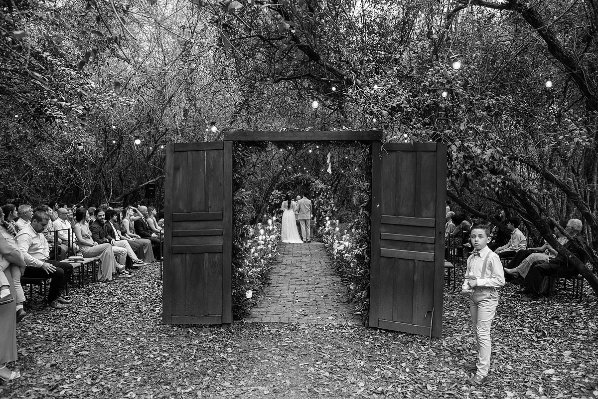 casamento no Recanto Pedacinho do céu, cerimónia na fazenda