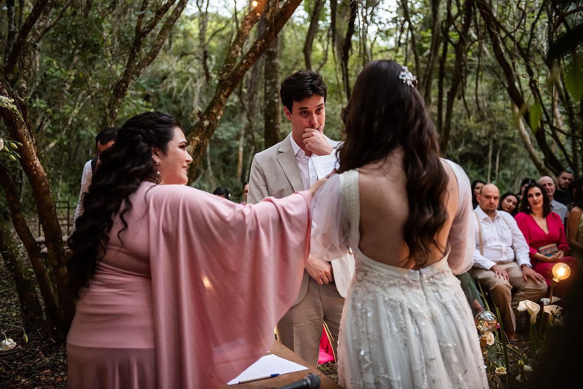 casamento no Recanto Pedacinho do céu, cerimónia na fazenda