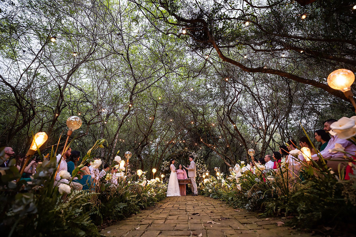casamento no Recanto Pedacinho do céu, cerimónia na fazenda