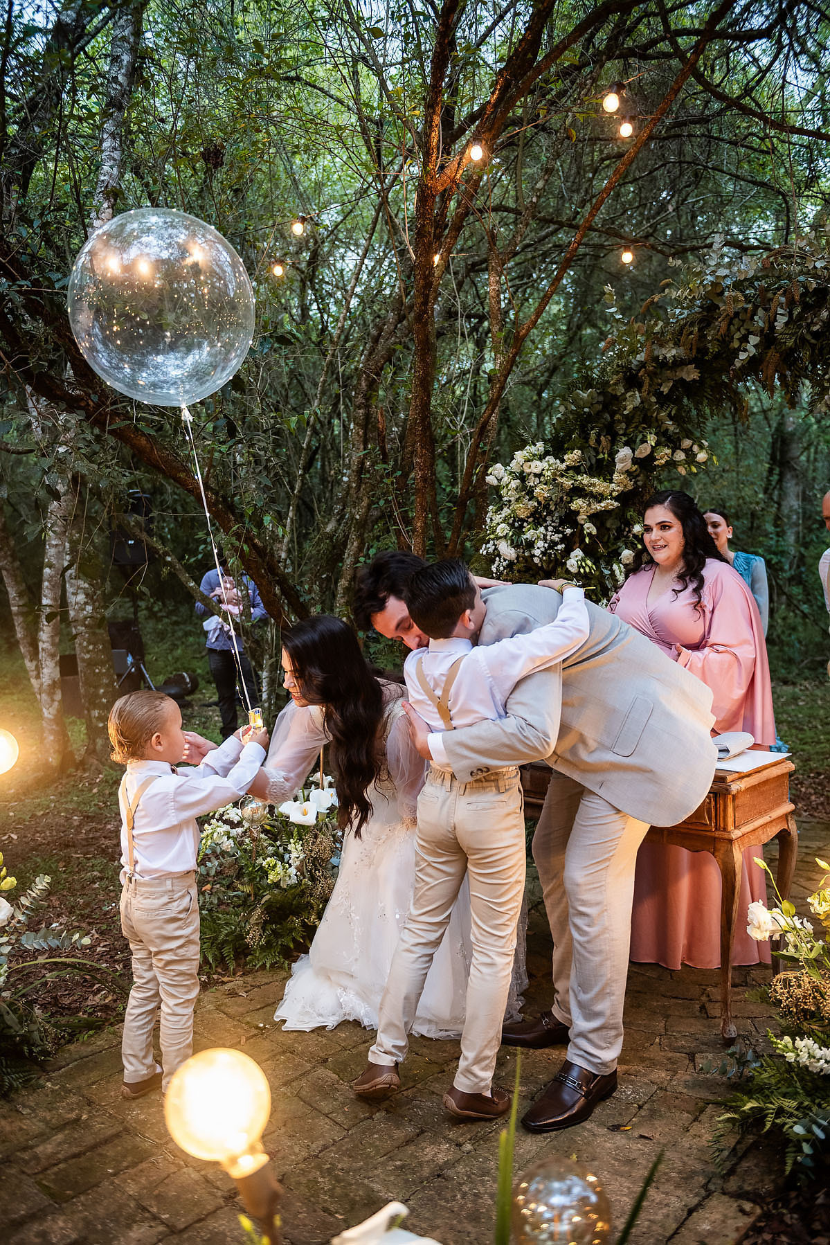 casamento no Recanto Pedacinho do céu, cerimónia na fazenda
