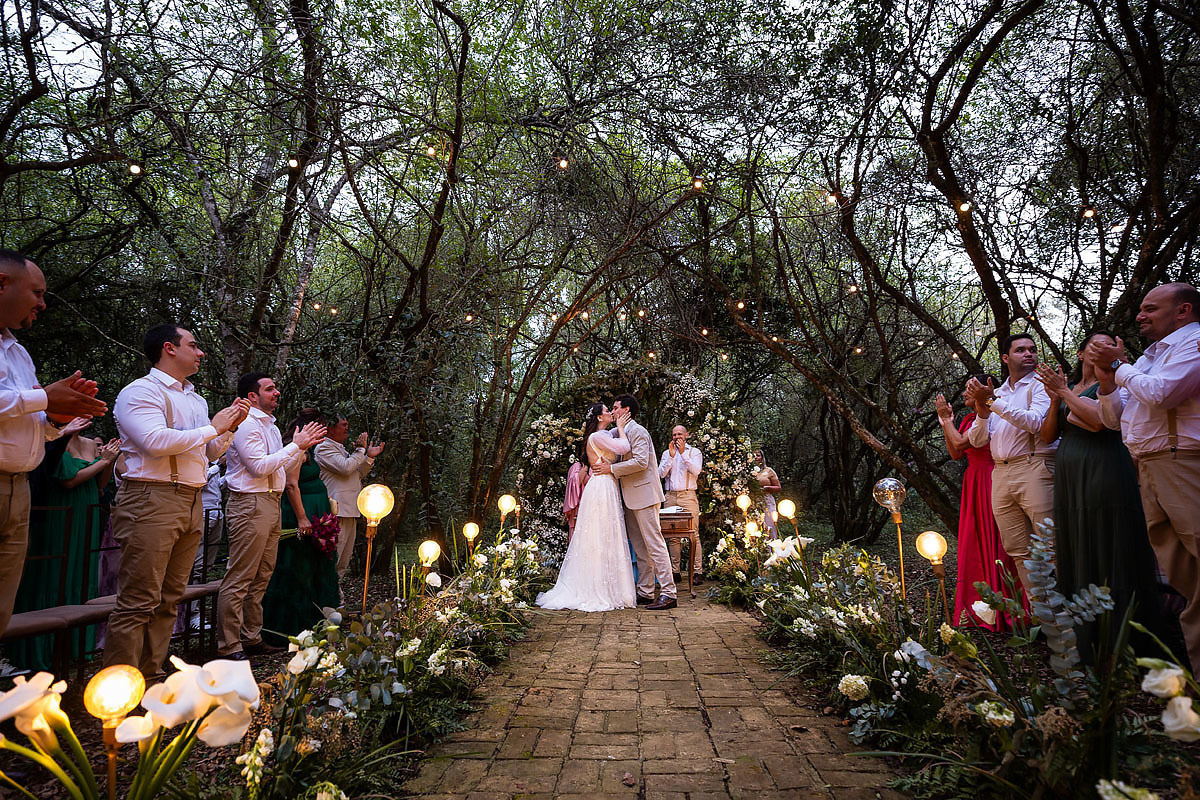 casamento no Recanto Pedacinho do céu, cerimónia na fazenda