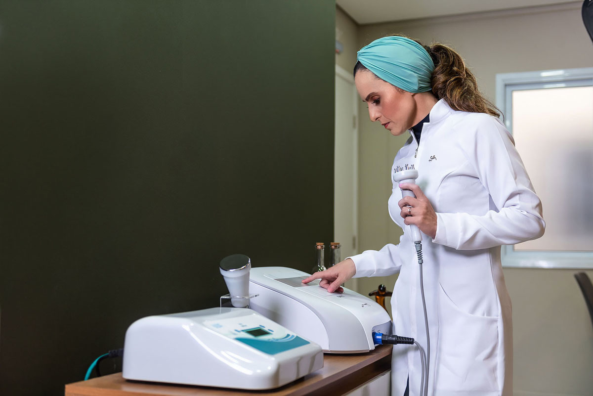 Retrato de massoterapeuta