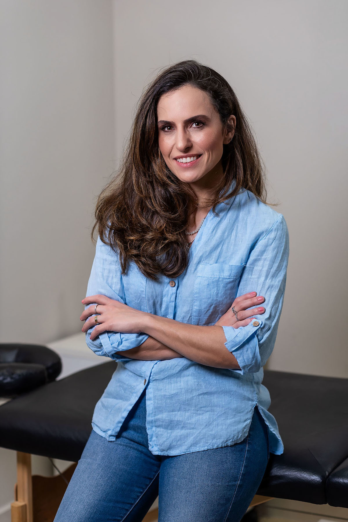 Retrato de massoterapeuta