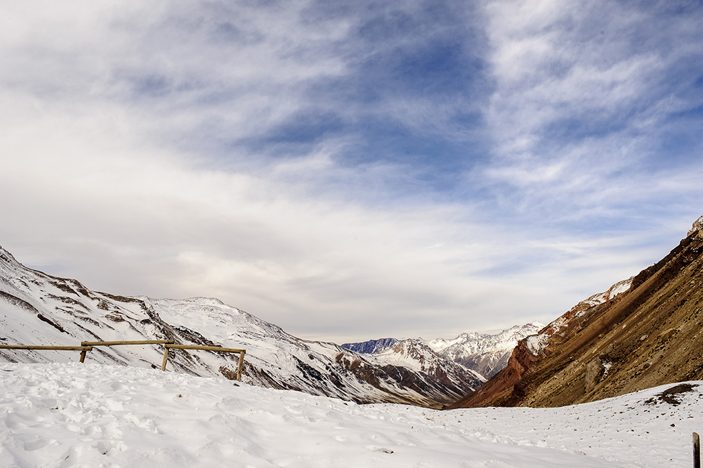 Bela vista do vale do aconcagua