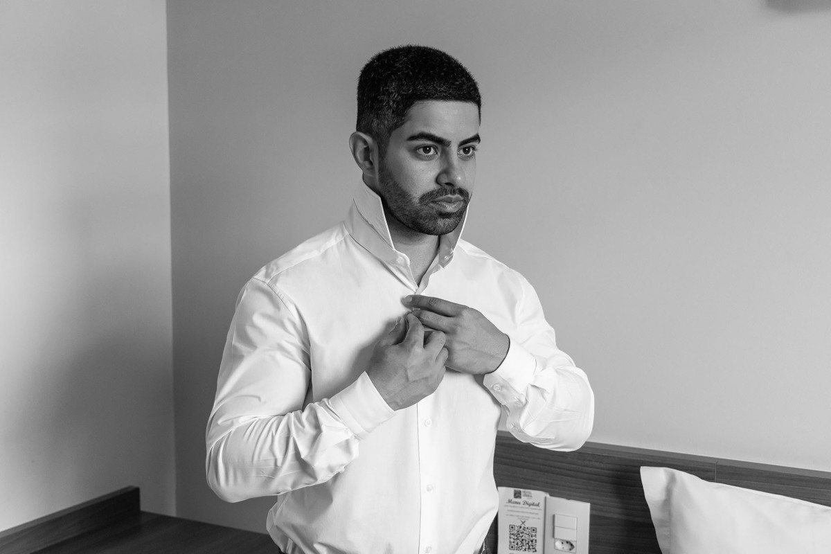 making do noivo no Hotel