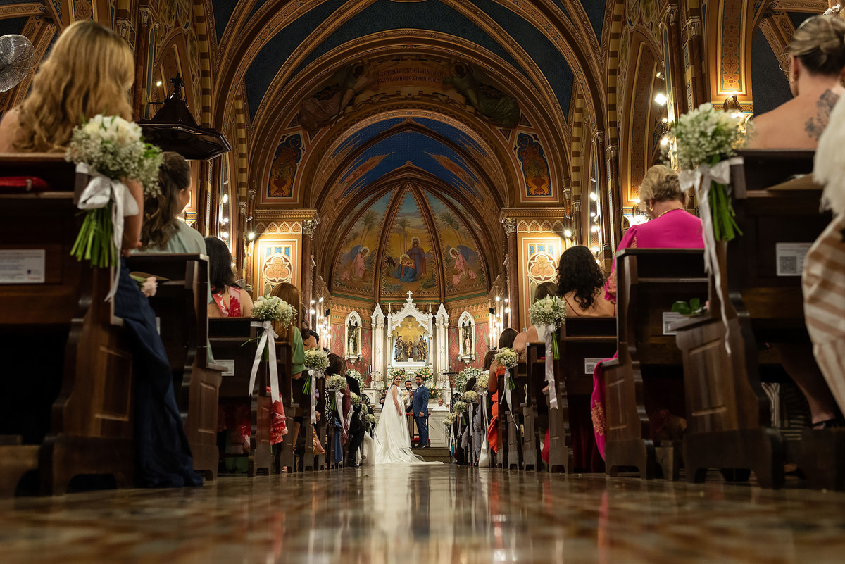 Casamento Marília e Victor na Catedral Nossa senhora do desterro em jundiaí-SP