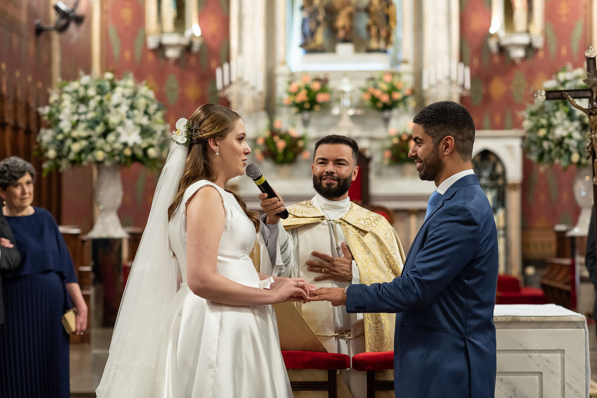 Casamento Marília e Victor na Catedral Nossa senhora do desterro em jundiaí-SP