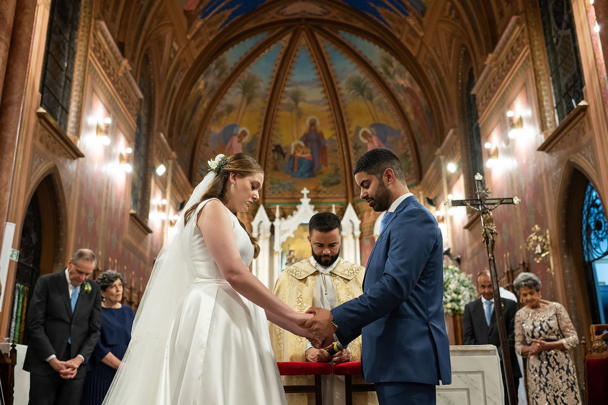 Casamento Marília e Victor na Catedral Nossa senhora do desterro em jundiaí-SP