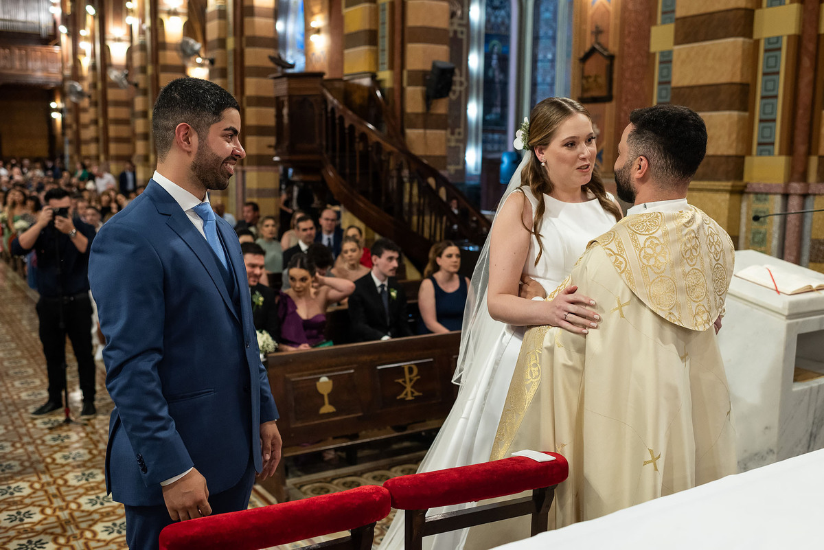 Casamento Marília e Victor na Catedral Nossa senhora do desterro em jundiaí-SP