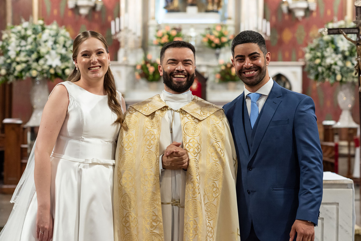 Casamento Marília e Victor na Catedral Nossa senhora do desterro em jundiaí-SP