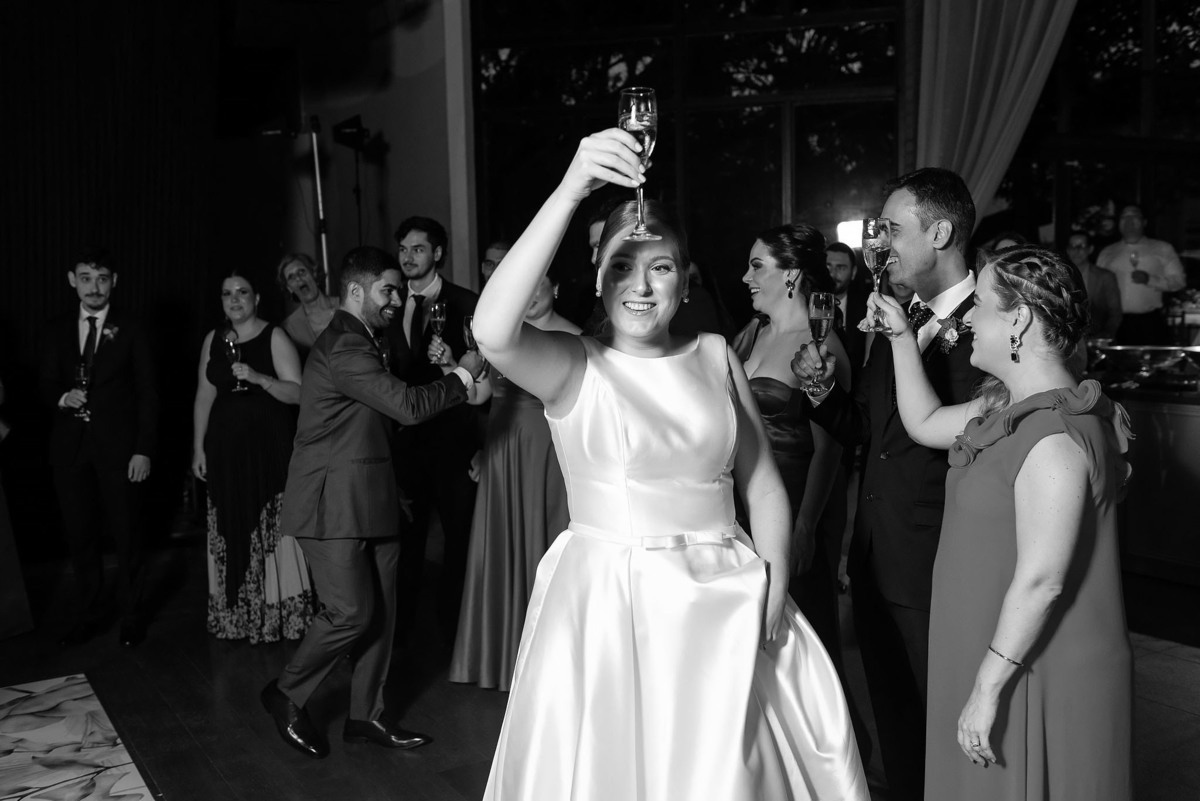 Brinde com padrinhos