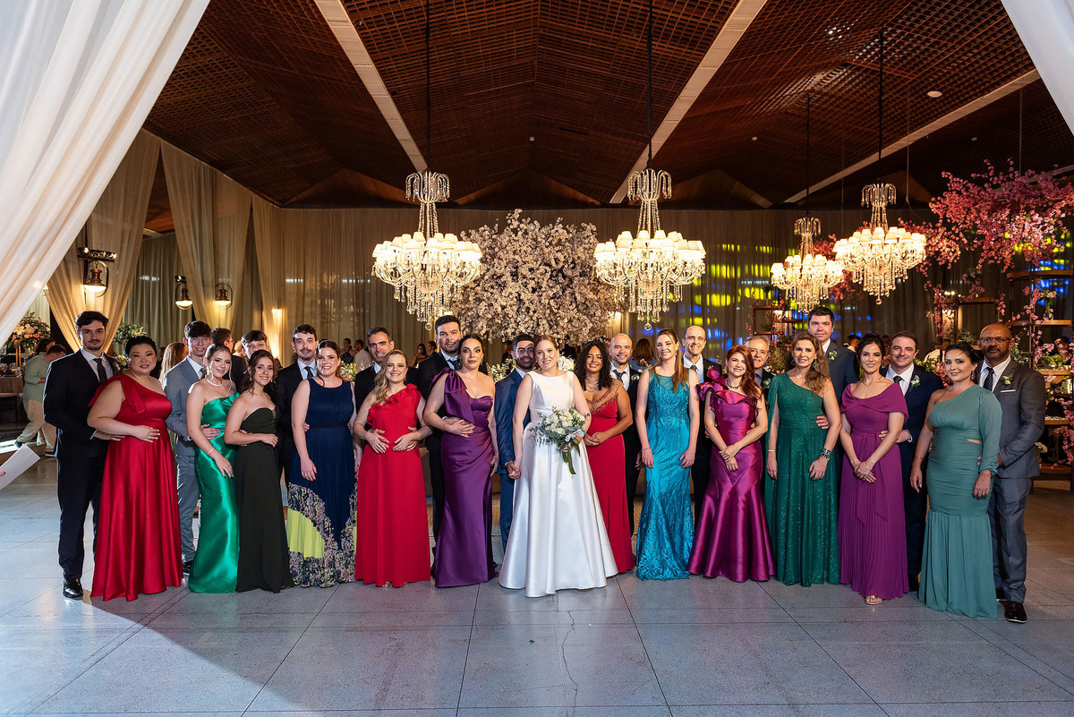 Retrato com os padrinhos