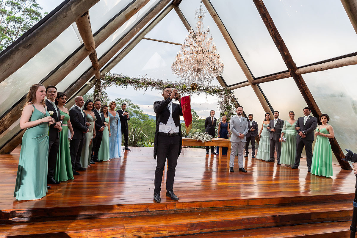 Casamento ao final da tarde no espaço Quinta da Cantareira, em Mairiporã.