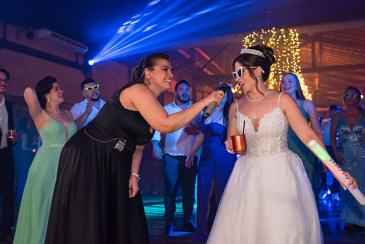 Festa de casamento no espaço Quinta da Cantareira, pista de dança