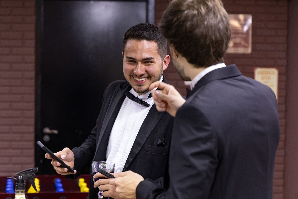 Making of do noivo no salão Mansion Yutintin