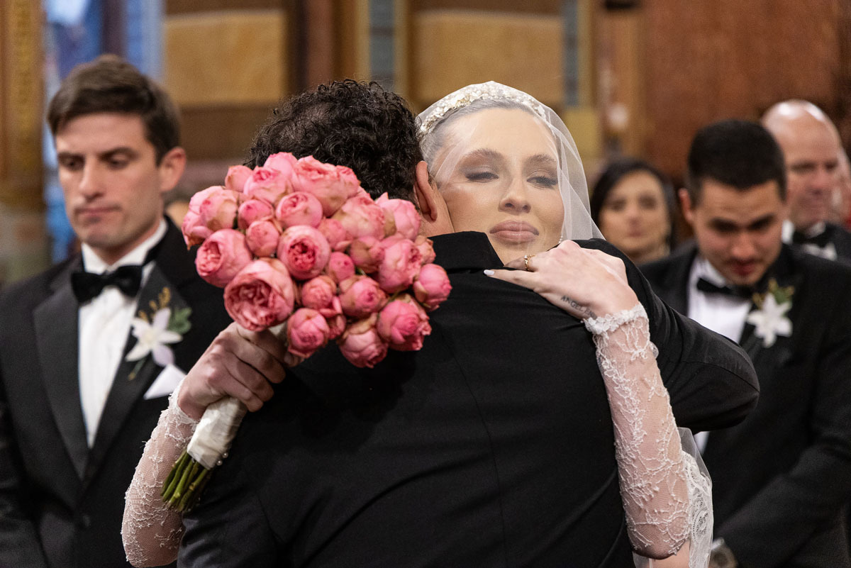 O encontro em Casamento clássico na igreja matriz de Jundiaí, N.S. do Desterro.