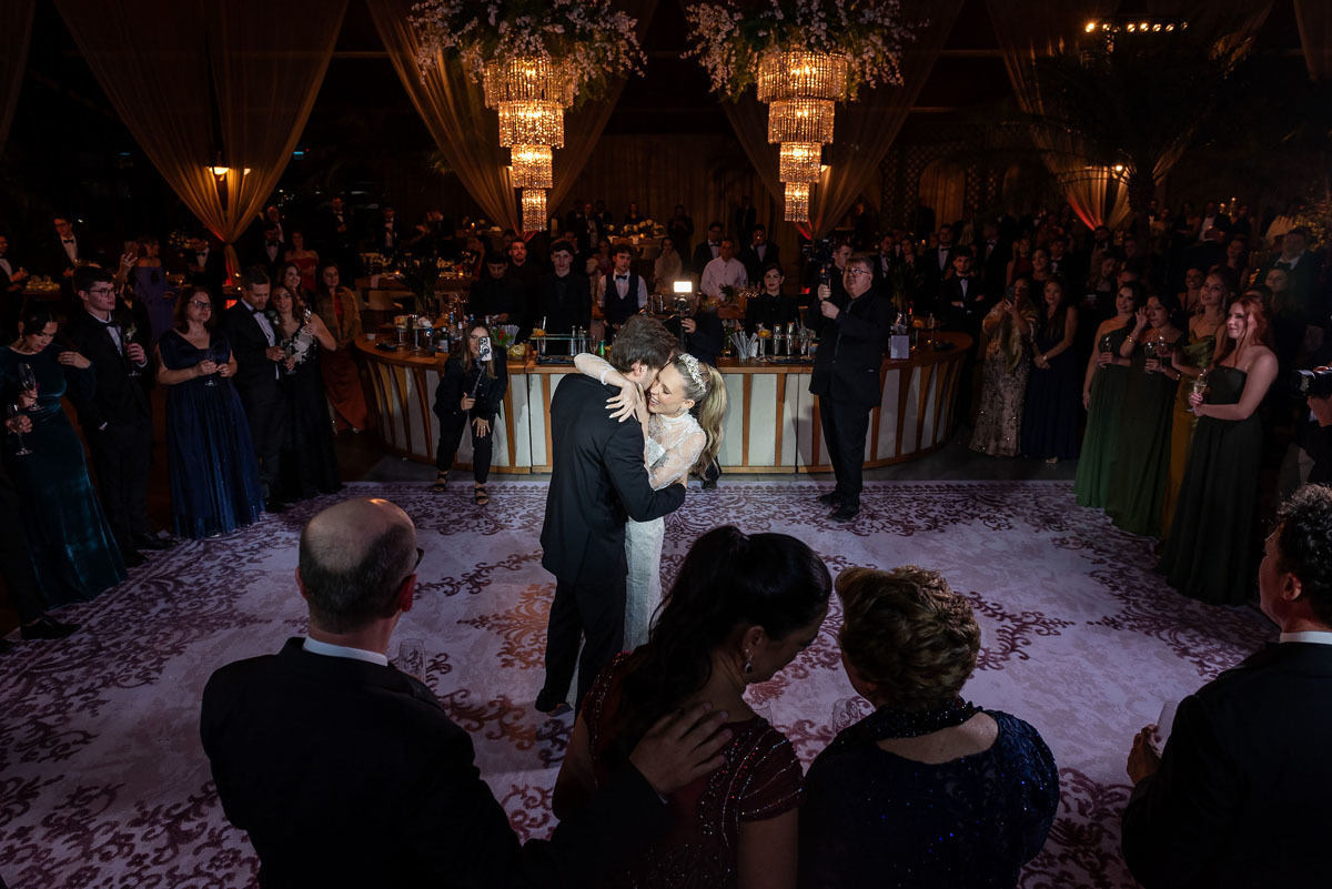 dança dos noivos no clube jundiaiense