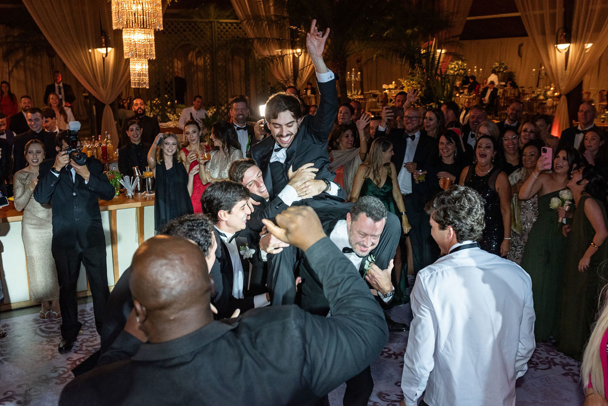 descontração do casamento no clube jundiaiense 