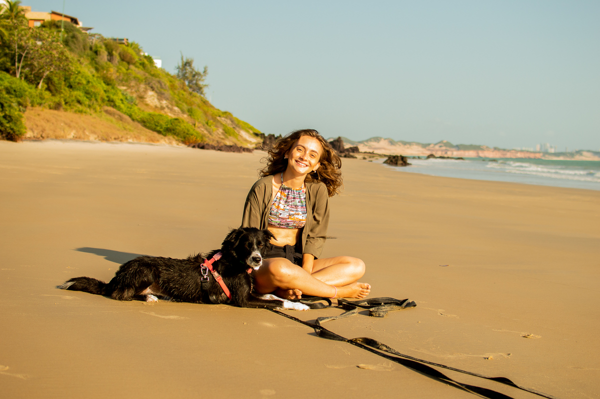 Ensaio pet na praia Natal/RN