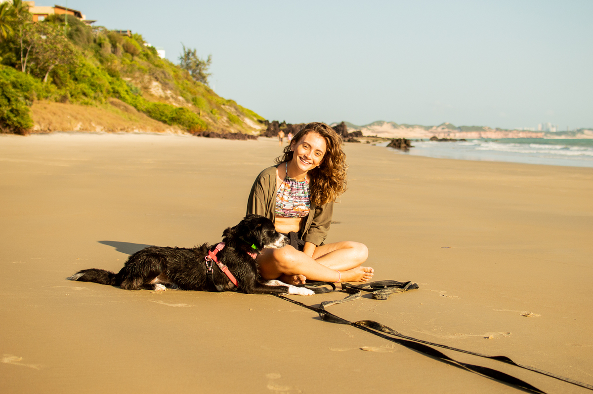 Ensaio pet na praia Natal/RN