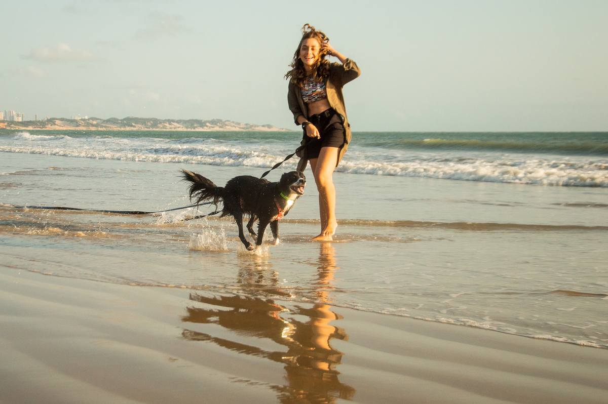 Ensaio pet na praia Natal/RN