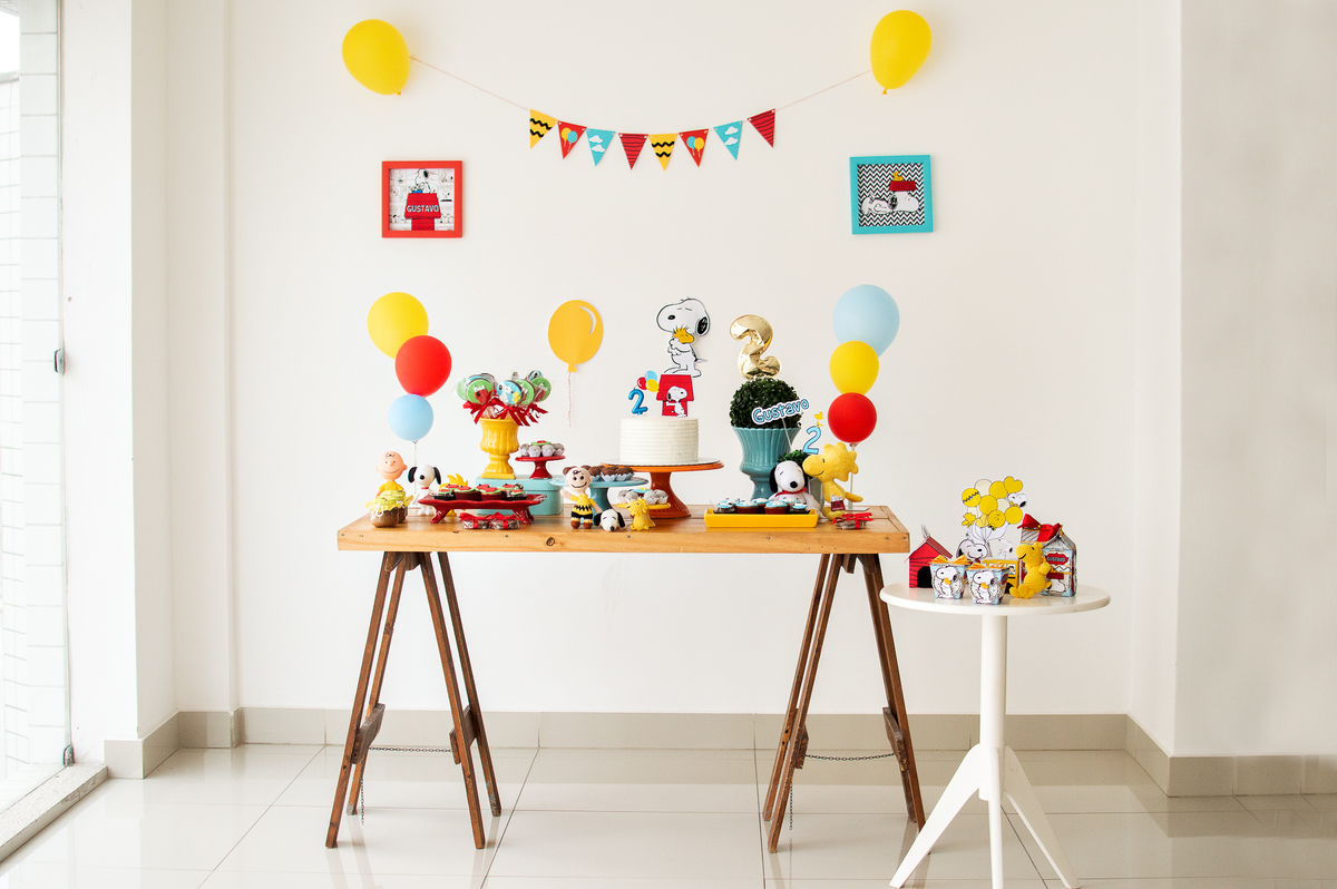 Aniversário infantil, tema snoopy, festa em casa, festa afetiva, natal/rn evento infantil