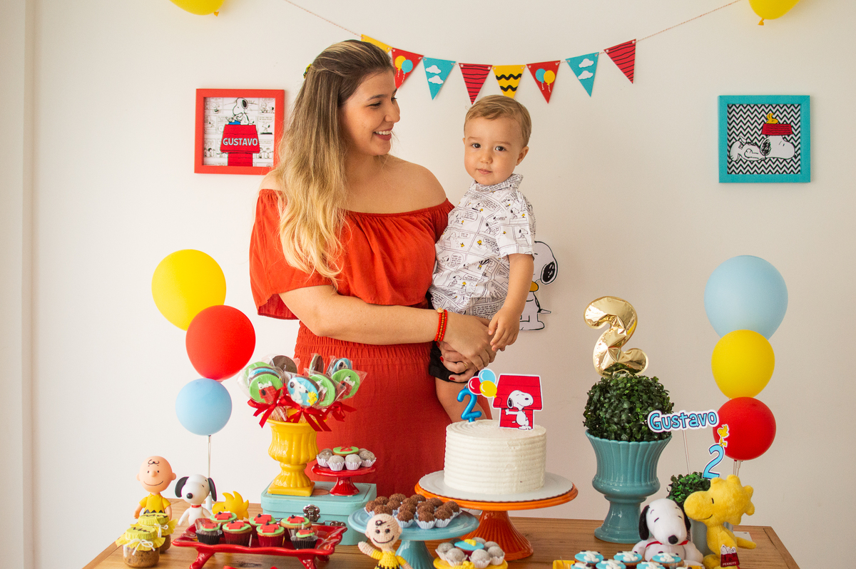 Aniversário infantil, tema snoopy, festa em casa, festa afetiva, natal/rn evento infantil