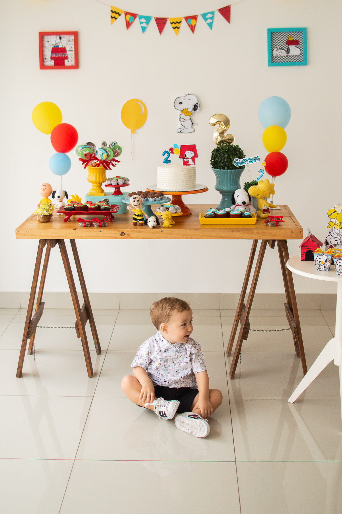 Aniversário infantil, tema snoopy, festa em casa, festa afetiva, natal/rn evento infantil