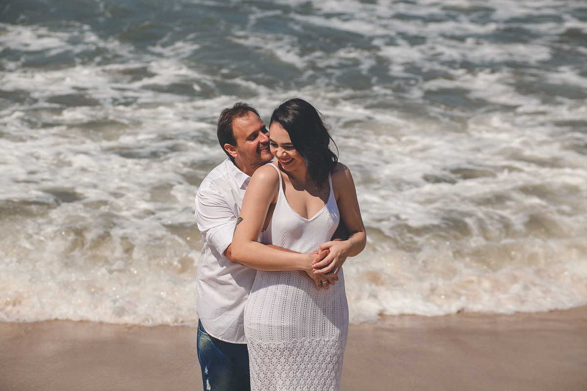 casal na praia