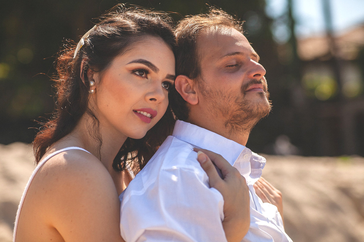 ensaio de casal na praia de iporanga