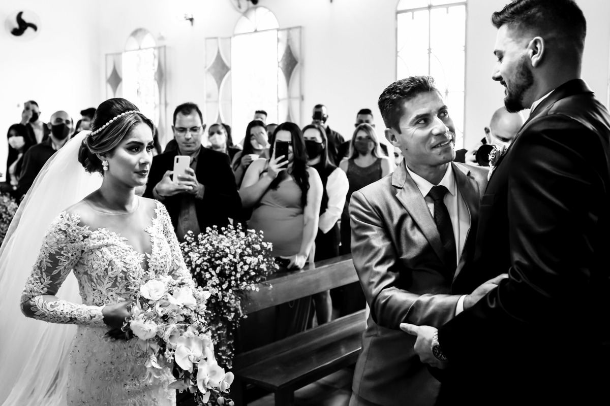 Casamento: Caroline e Junior no La Capella Eventos - Danilo e Cris Almeida - Fotógrafos de Casamento em Mogi das Cruzes - SP