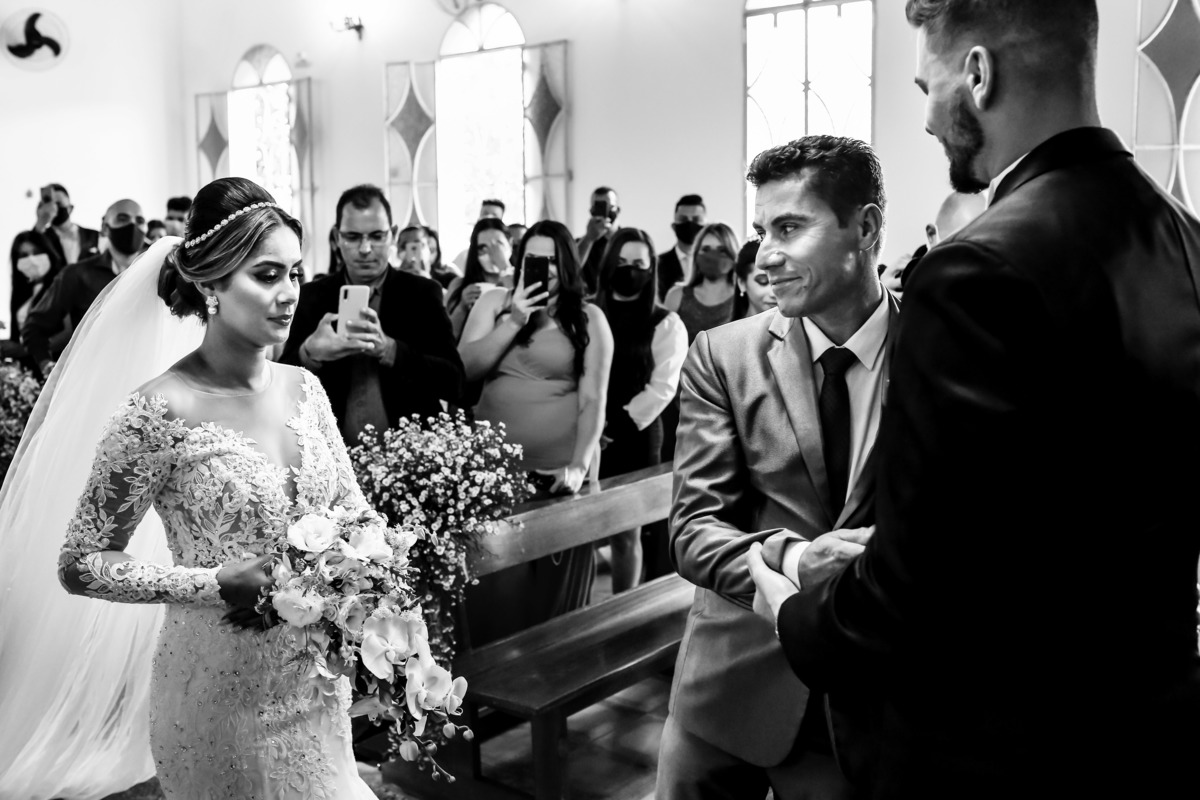 Casamento: Caroline e Junior no La Capella Eventos - Danilo e Cris Almeida - Fotógrafos de Casamento em Mogi das Cruzes - SP