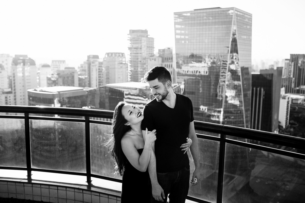 Hotel Blue Tree Premium Faria Lima - Ensaio de Casal Pré Wedding - Naomi e Gabriel